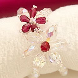 How to make a bead flower