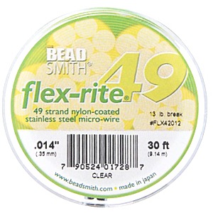 Flexrite - example of bead stringing wire